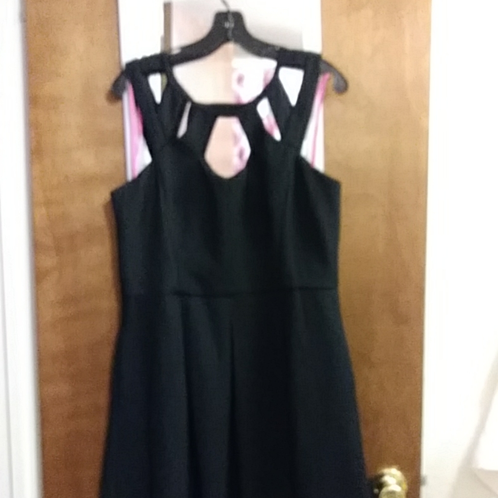 Black dress by Betsy Johnson